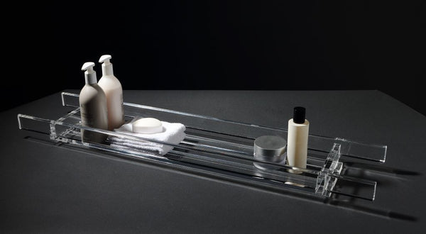 Perspex Bath Caddy & Organizer