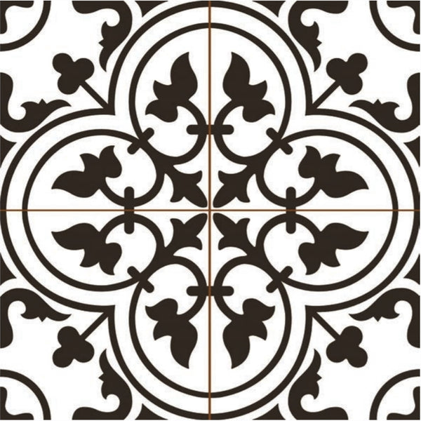 Chic Bolton Monochrome Ceramic Matt Tile 450x450x9mm (1.22sqm/box)