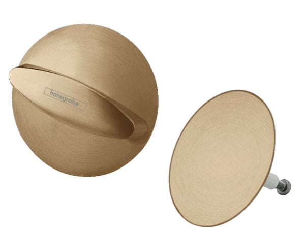 Hansgrohe Flexaplus Finish Set Waste And Overflow Set Brushed Bronze