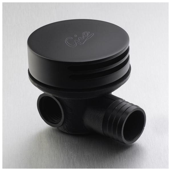 Nikki Spout Round - Matt Black