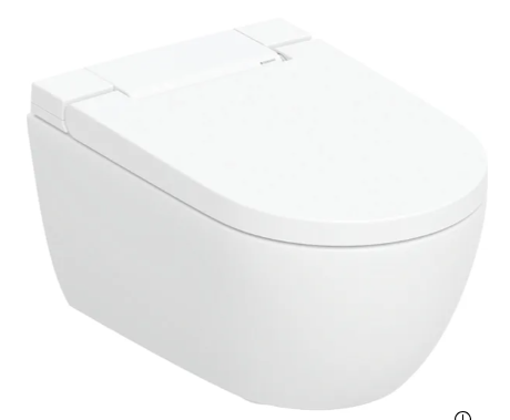 Geberit AquaClean Alba WC Complete Solution, Wall-hung WC