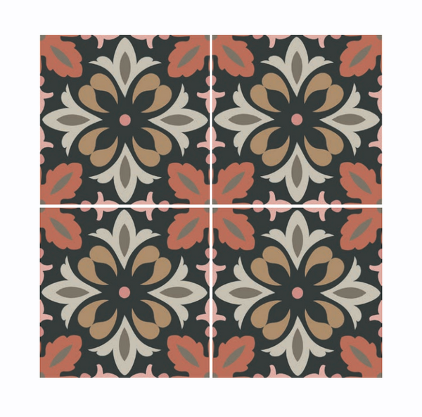 H15 Daisy Day Matt Porcelain 150X150X9mm (0.495Sqm/Box)