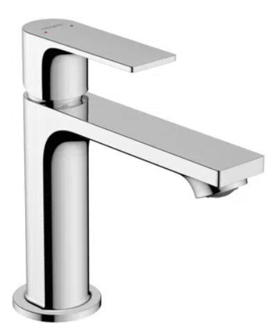 Rebris E Single Lever Basin Mixer 110 Without Waste Set Chrome