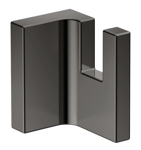 Axor Universal Rectangular Towel Hook Polished Black Chrome