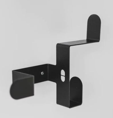 Black Robe Hook Made From Powder Coated Treated 3Cr Mild Steel 150mm200mm (H) 50mm (W)