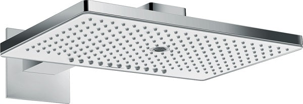 Hansgrohe Rainmaker Select Overhead Shower 460 3Jet Ecosmart With Shower Arm White/Chrome