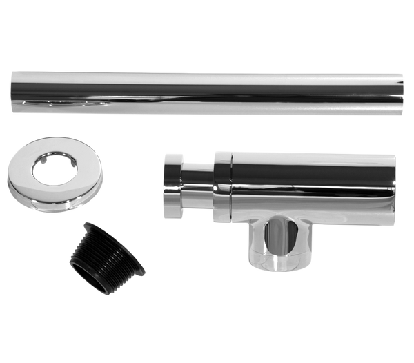 Bottle Trap Round Chrome
