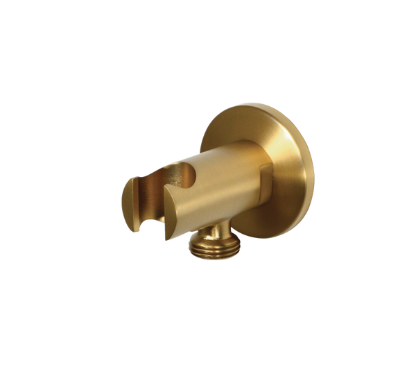 Round Outlet Brushed Brass