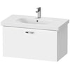 Xbase Vanity Unit Wall-Mounted White Matt 800X458X448 mm