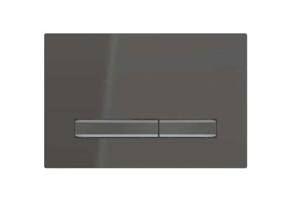 Sigma50 Actuator Plate For Dual Flush Metal Black Chrome