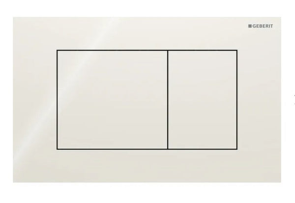 Sigma40 Actuator Plate for Dual Flush, Square - Sand Grey