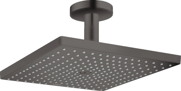Hansgrohe Raindance E Overhead Shower 300 1Jet With Ceiling Connector Brushed Black Chrome