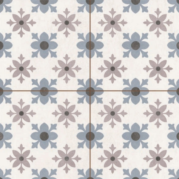 Chic Lys Ocean 450x450x9.5mm Ceramic Matt Tiles (1.42sqm/box)