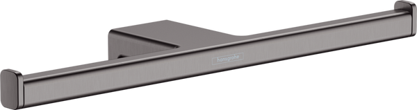 Hansgrohe Addstoris Toilet Paper Holder Double Brushed Black Chrome