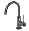 Lace Gunmetal Gooseneck Basin Mixer