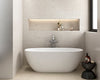 Barcelona 1 Freestanding Bath Polished White 1500X724X532mm