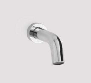Wall Type Bath Spout 250mm Polished
