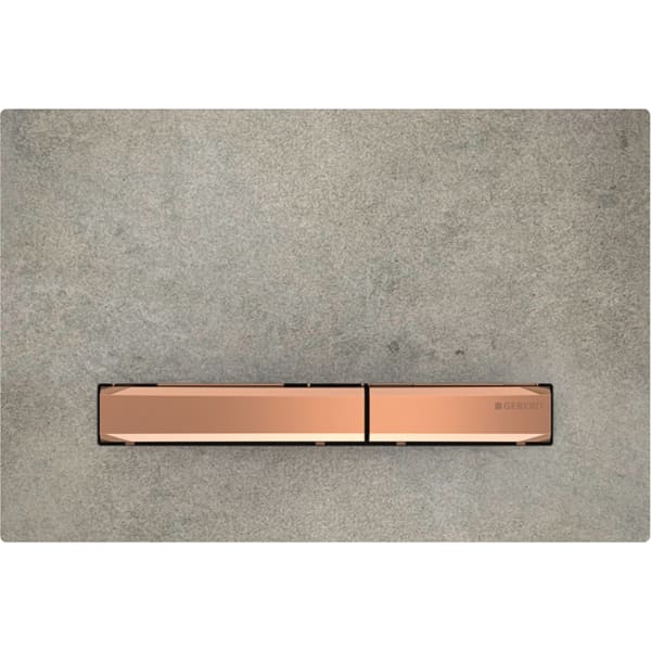 Sigma50 for dual flush, metal colour red gold