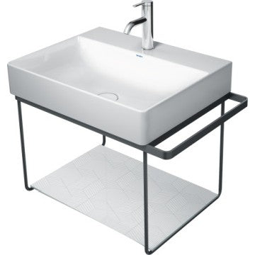 DurasquareMetal ConsoleChrome Polished For Wash Basin 2353600041
