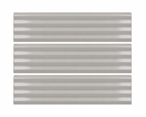 Praia Grey Gloss Ceramic 50X200X10mm (0.38Sqm/Box)