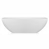 Zara Freestanding Bath Matte White 1665x840x525mm