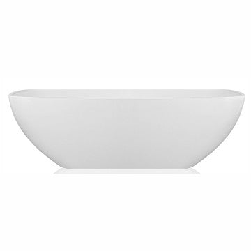 Zara Freestanding Bath Matte White 1665x840x525mm