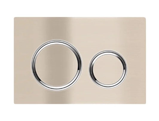 Meir Sigma 21 Dual Flush Plate - Champagne