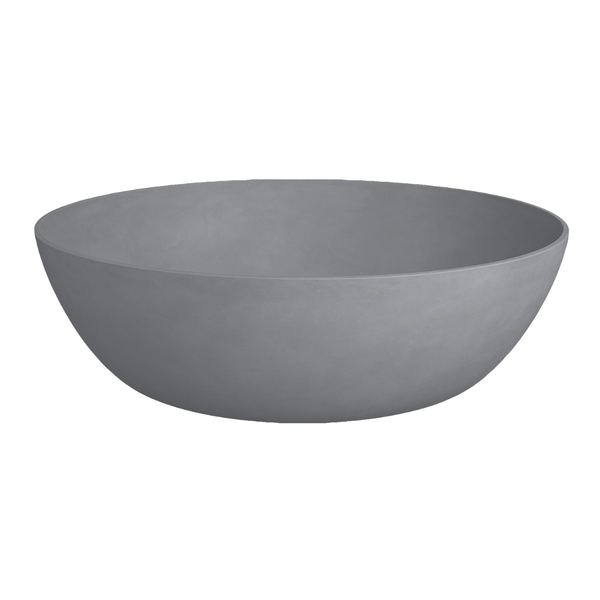 Gabriella Freestanding Bath Full Body Cement Colour 1500 x 800 x 465mm (No Overflow)