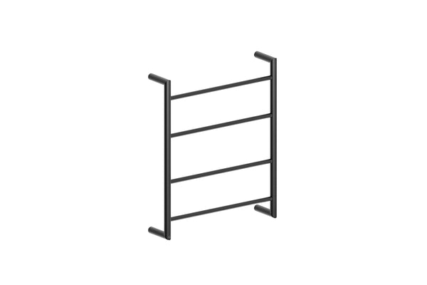 Unity Ladder Rail 4 Bar Matt Black Stainless Steel 500mm