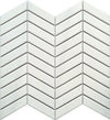 Chevron White Matt(23x85) 289x303 (11 Sheet / m²)