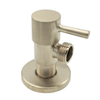 Gio Round Quarter Turn Angle Valve in Brushed Nickel