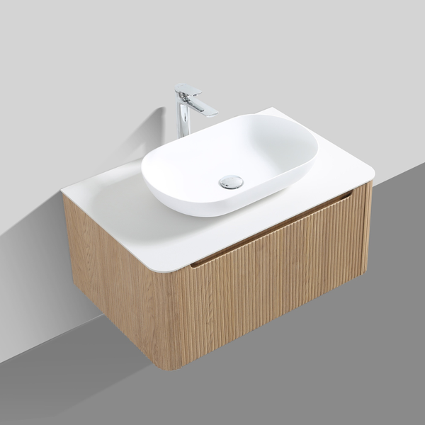 MONZA 800 Y.OAK VANITY SET