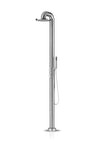 JEE-O OriginalFreestanding Thermostatic Shower Mixer Stainless Steel With Hand Shower, Brushed