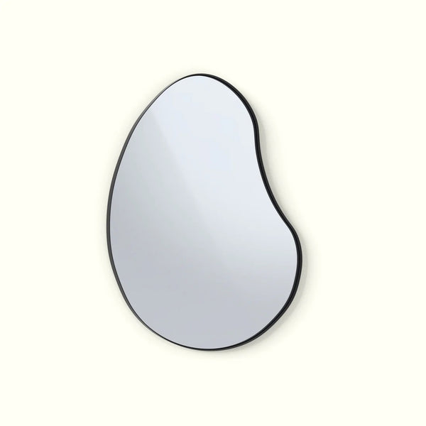Organic Mirror Series 800x1000mm 50mm Steel Deep Frame Pear Matte Black