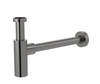 Round bottle trap for 32mm Basin Waste - Gun Metal