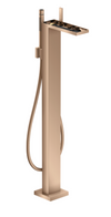 Single Lever Bath Mixer Floor-standing Without Plate Polished Red Gold