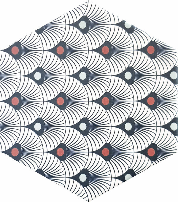 Flamingo Marlin 173x150x8mm Matt Porcelain (0.5m²/box)