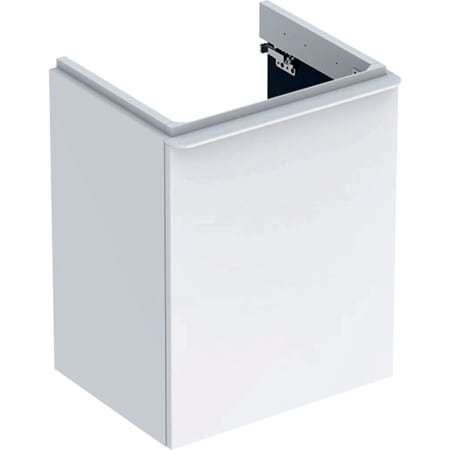 Smyle Square cabinet for handrinse basin, with one door