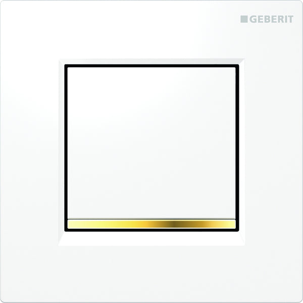 Urinal ActPlate Type30 White/Gold/White