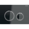 Sigma21actuator plate for dual flush, metal colour chrome-plated: chrome-plated, lava