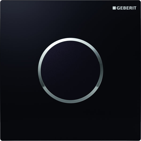 Urinal CoverPlate10 ElecFlushAct Blck/Ch