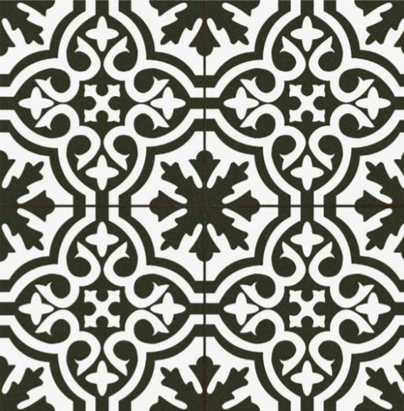 Chic Berkeley Black Ceramic Matt 450x450x10.5mm (1.22sqm/box)