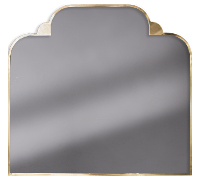 Lush Papilon Gold Mirror 800x750x300mm