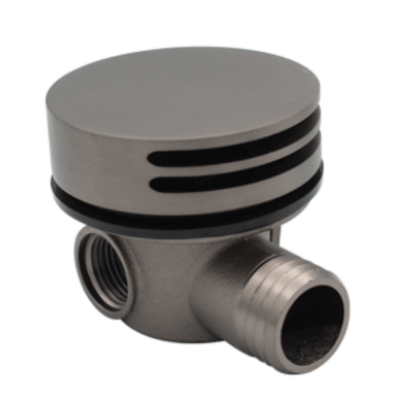 Gio Round Nikki Spout in Gunmetal Grey