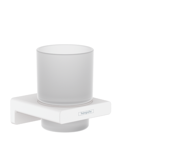 Hansgrohe Addstoris Toothbrush Tumbler Matt White