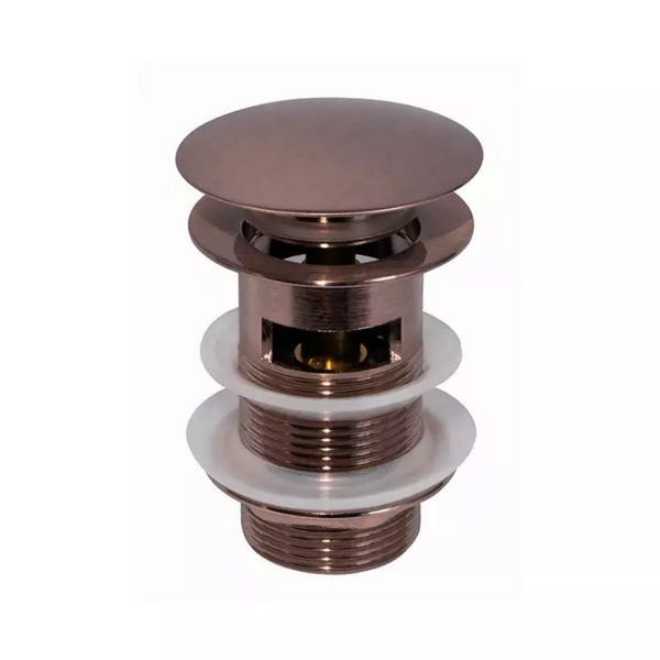 Basin Clicker Waste Slotted 32mm - Brushed Bronze