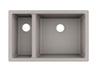 Hansgrohe S51 S510-U635 Under-Mount Sink 180/450 Concretegrey