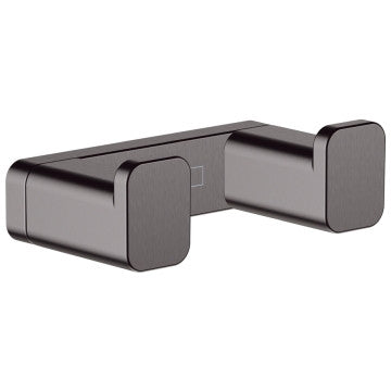 Hansgrohe Addstoris Towel Hook Double Brushed Black Chrome