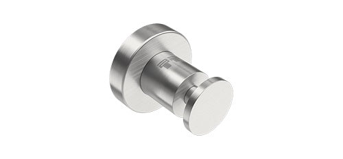 4610 Robe Hook Single - Brushed