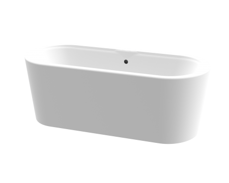 Budapest Freestanding Bath Polished White 1700x800x575mm